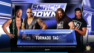 WWE 2K24 FULL MATCH —  Stone Cold & The Rock vs. Kevin Nash & Scott Hall —  Tornado Tag Team Match