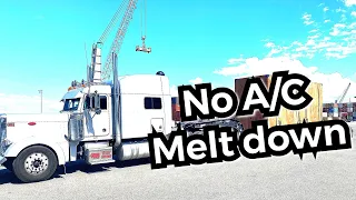 A day in the life of a heavy haul trucker | My A/C compressor blowed up