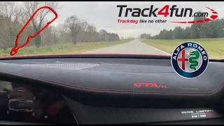 Alfa Romeo Giulia GTAm - hot lap - circuito Balocco 26-03-2023 - Track4Fun