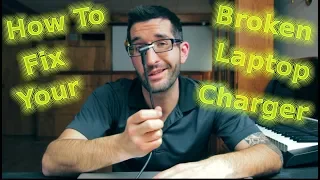 DIY How to fix a broken laptop charger cable (full repair)