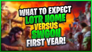 Year One: Comparing LOTR HOME vs SWGOH | LotR Heroes of Middle Earth