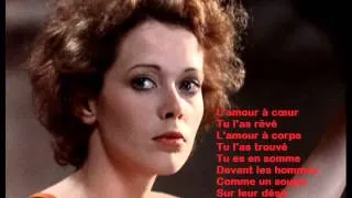 Pierre Bachelet, Emmanuelle, 1974, avec lyrics.