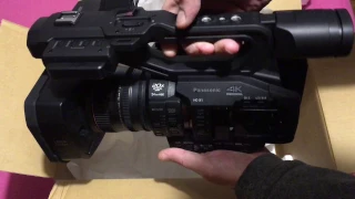 Panasonic HC-X1 unboxing