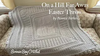 On a Hill Far Away Easter Throw