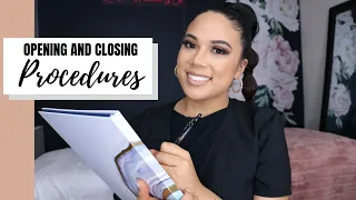 OPENING AND CLOSING PROCEDURES | BEAUTY STUDIO MANAGEMENT | SOLO ESTHETICIAN