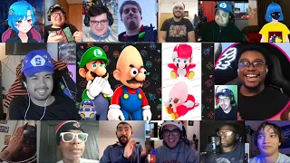 Mario Reacts to Bootleg Mario Toys ft. Luigi Reaction Mashup