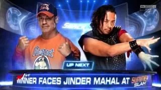 John Cena Vs Shinsuke Nakamura Full Match Highlights WWE Smackdown Live 1 8 2017