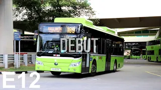 New Electric Bus Debut | Yutong E12 ZK6128BEVG - SG3092C on Service 189