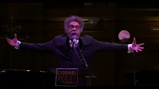 Dr. Cornel West in Portland, Jan 2024. ELECT THIS MAN