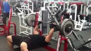 Weight lifting 345lbs Bench Press