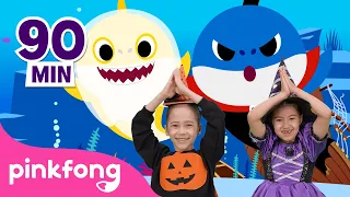 Las Mejores Canciones de Halloween 2021 | +Recopilación | Feliz Halloween con Tibuón Bebé | Pinkfong