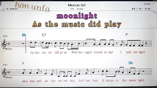 Mexican girl/Smokie💋노래방 반주*기타 코드 악보*가라오케💖Karaoke*Sheet Music*Chord*MR