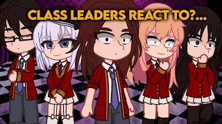 Classroom Of The Elite React To Ayanokoji Vs Ryuuen • Ft: Class Leaders • Gacha React Ayanokoji