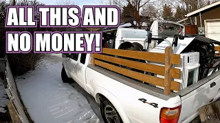 Dumpster Diving and Scrap Picking - I Came Home With No Money!