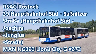 RSAG Rostock - MAN NG323 Lion's City G #272, Linie 39