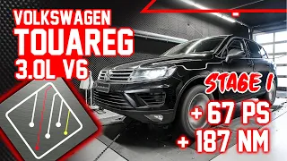 VW Touareg (Typ 7P) 3.0 V6 TDI | Stage 1 Chiptuning - Dyno - 80-150 | mcchip-dkr