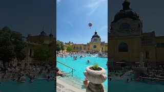 Hamam scenes from famous Szechenyi Thermal Bath, Budapest. #hamam #budapest #thermalbath #travel