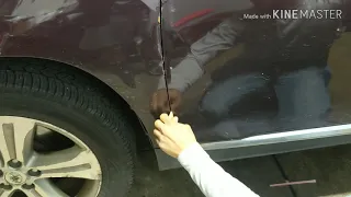 How to fix my door grinding with the fender when I opened