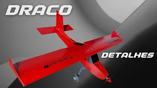 TODOS OS DETALHES DO AEROMODELO DRACO - PLANTA DISPONÍVEL