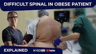 Difficult Spinal in Obese Patient- Crash course with Dr. Hadzic