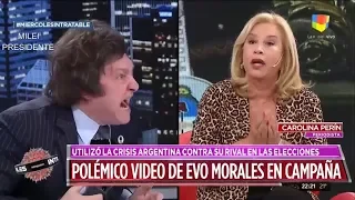 "Métanse lo políticamente correcto en el orto" Parte 2 de la pelea Milei-Artaza,Intratables-25/09/19