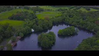 Mavic pro footage over Heaton park boating lake Manchester
