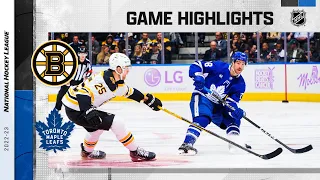Bruins @ Maple Leafs 11/5 | NHL Highlights 2022