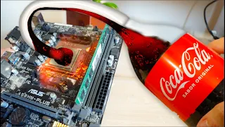 Hice PC REFRIGERADA por COCA-COLA  "explotó"