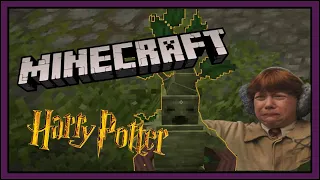 We learn how to handle a mandrake in Harry Potter Minecraft RPG