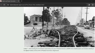 Electric Power Early Photos of LA | UAPch