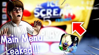 ICE SCREAM 5 MAIN MENU WITH OST!🔥 | Keplerians | Fanmade