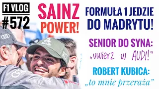 F1 Vlog 572: Madrid GP - poznaj nowy tor Formuły 1! Sainz namawia juniora -Carlos z Ferrari do Audi?
