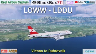 MSFS FENIX A320 | Vienna/LOWW to Dubrovnik/LDDU | VATSIM