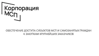 Семинар Корпорации МСП / Нижегородская область (16.09.2021)