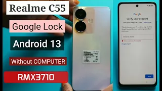 Realme C55 FRP Bypass Android 13 Without Computer | all realme android 13 frp bypass without pc