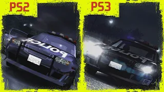 Need for Speed Carbon PS2 vs PS3 Graphics Comparison