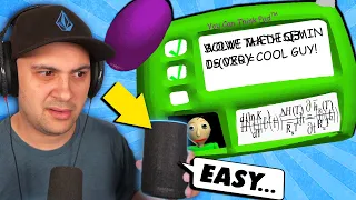 Can My Amazon Echo SOLVE Baldi's IMPOSSIBLE Question? | Baldi's Basics