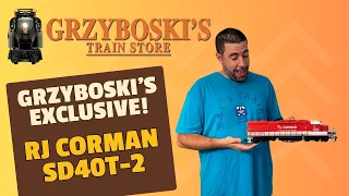 Grzyboski's Train Store Custom Run RJ Corman SD40T-2