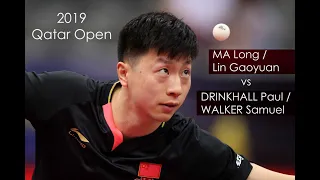 [20190328] ITTV | MA Long / Lin Gaoyuan vs D. P. / WALKER S. | MD-R16 | 2019 Qatar Open | Full Match