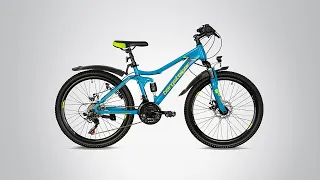 Bergsteiger Broome 24 Zoll Mountainbike Blau