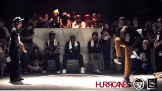 HURRICANES BATTLE-ISM 2013 TAIWAN | HIP HOP SOLO BATTLE - DEE VS 阿程 (種子賽)