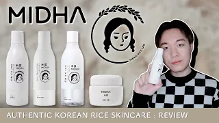 MIDHA K-Beauty Review - Rice Sebum Toner, Lotion, Moisturizer (oily skin) 💦🇰🇷