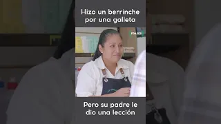 Hizo un berrinche por una galleta pero su padre le dio una lección #lima #parati #reflexiones