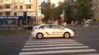 The first POLICE car in Kharkiv (Ukraine)