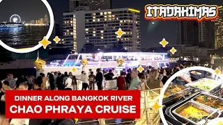 All You Can Eat Buffet Along Bangkok River: CHAO PHRAYA PRINCESS CRUISE, BANGKOK, THAILAND