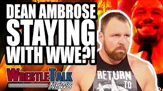 WWE NXT Champion Injured?! Dean Ambrose STAYING With WWE?! WrestleTalk News Mar. 2019