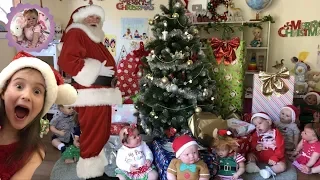 SANTA visits REBORN DAYCARE for CHRISTMAS