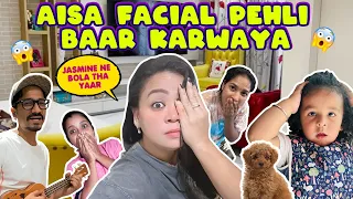 Aisa Facial Pehli Baar Karwaya 😱  | Bharti Singh | Haarsh Limbachiyaa | Golla