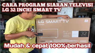 cara program siaran tv LG 32 inchi 32LQ630BPSA Smart tv