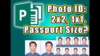 Photo ID making using Publisher! (Tagalog) - Robin Jane Rosario